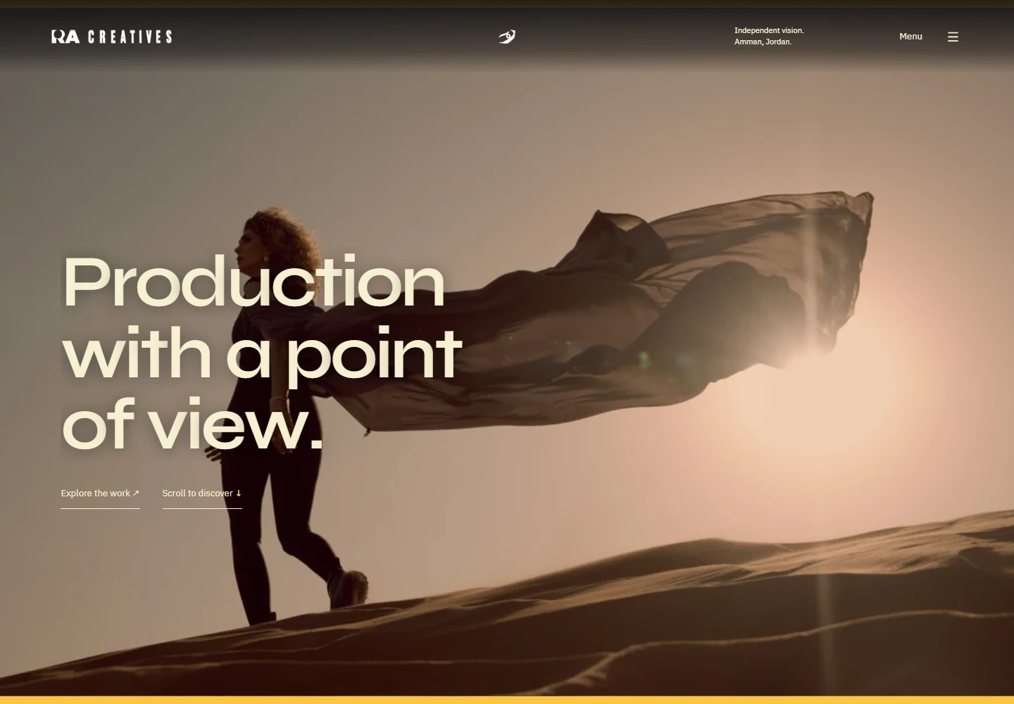 RA Creative House — genuine website capture 1